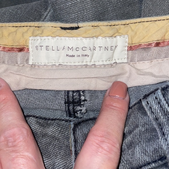 Stella McCartney luxury, grey, super skinny, zipper jeans sz. 29 - Picture 5 of 6
